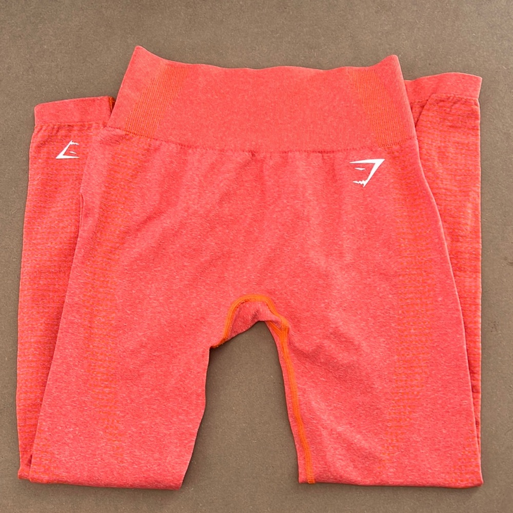 Gymshark Vital Seamless 2.0 Leggings - Apricot Orange Marl